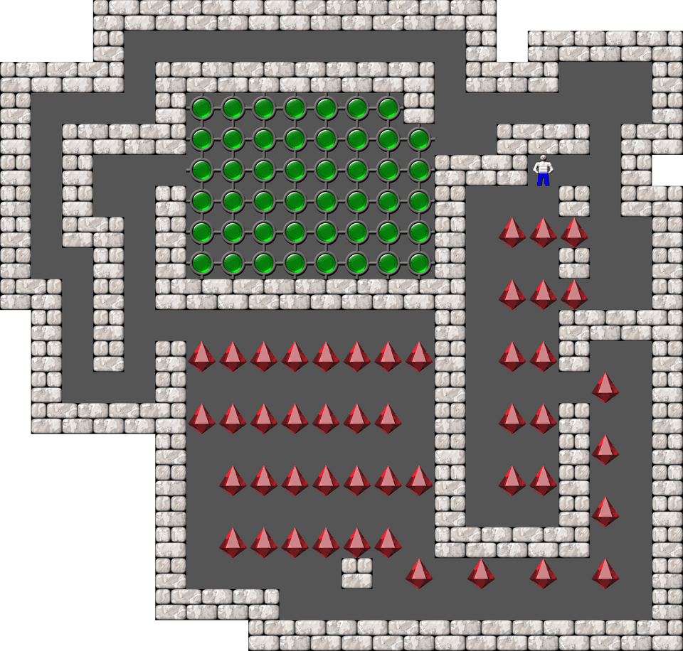 Sokoban Chrysalis Collection 9 level 21